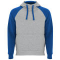 BADET SWEATSHIRT S/XS HEATHER GREY/ROYAL BLUE