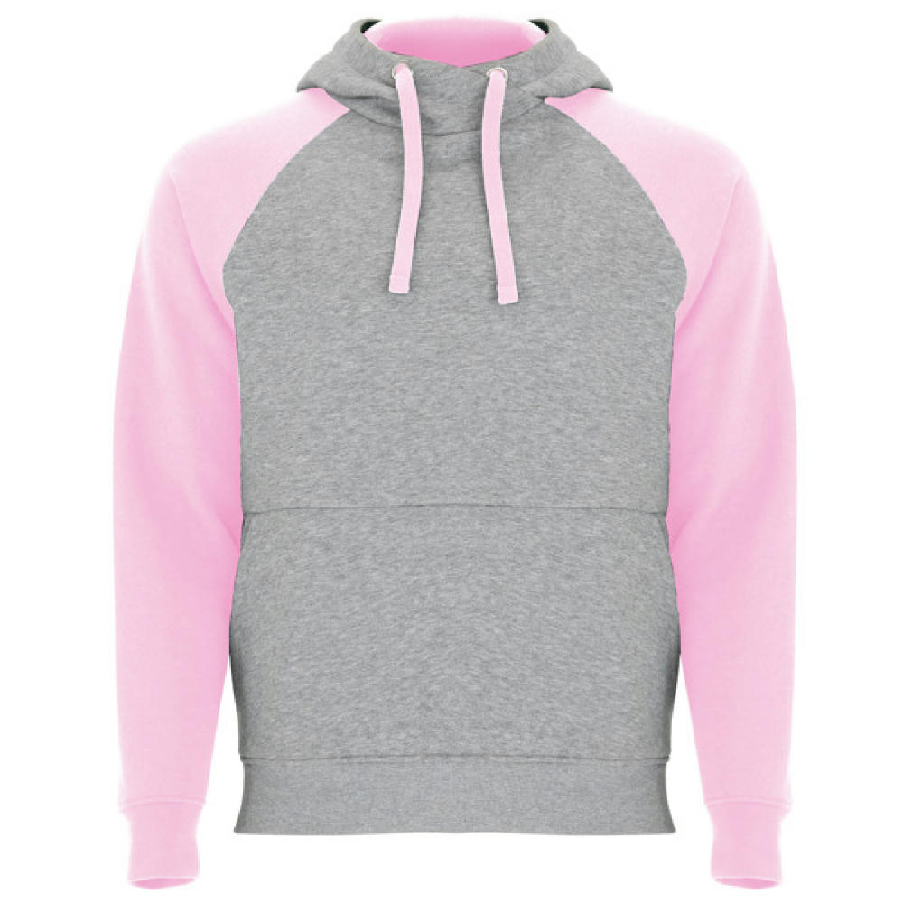 BADET SWEATSHIRT S/XS HEATHER GREY/LIGHT PINK