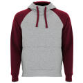 BADET SWEATSHIRT S/XS HEATHER GREY/GARNET