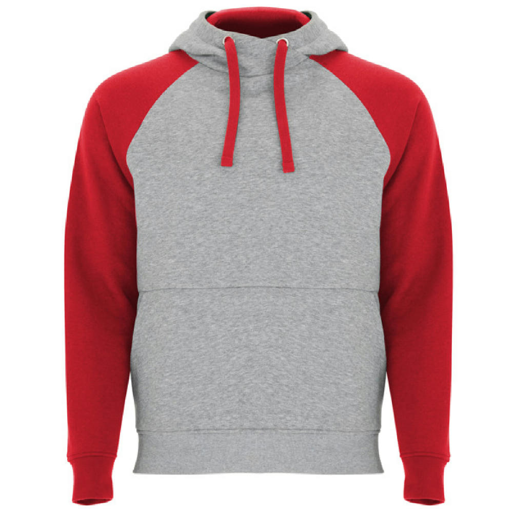 BADET SWEATSHIRT S/XS HEATHER GREY/RED