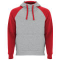 BADET SWEATSHIRT S/XS HEATHER GREY/RED