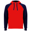 BADET SWEATSHIRT S/XS RED/NAVY BLUE