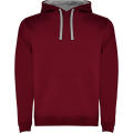 URBAN HOODIE S/XS WEINROS/GRAUMELIERT