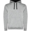 SWEATSHIRT URBAN S/XS GRAUMELIERT/SCHWARZ