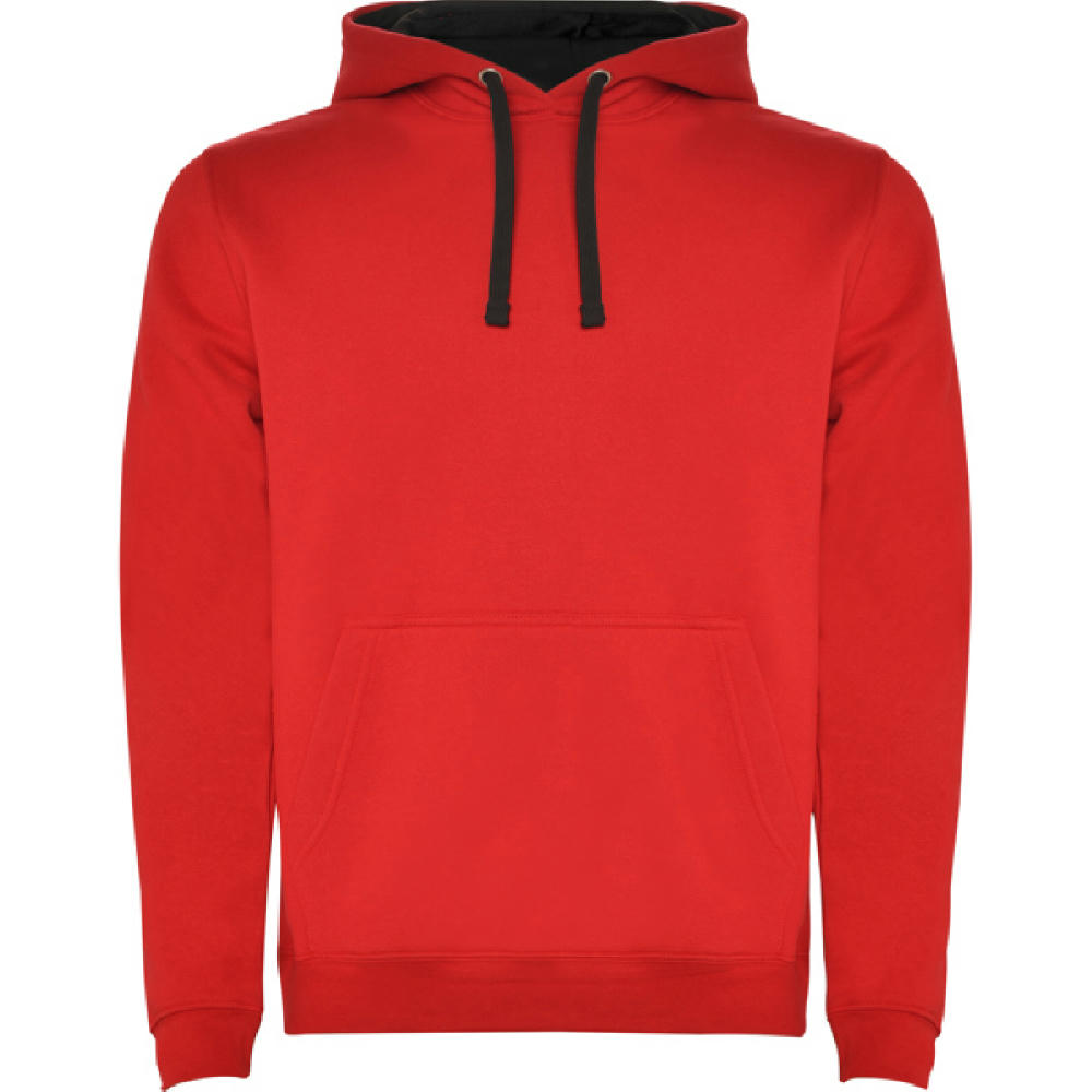 SWEATSHIRT URBAN S/XS ROT/SCHWARZ