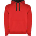 SWEATSHIRT URBAN S/XS ROT/SCHWARZ