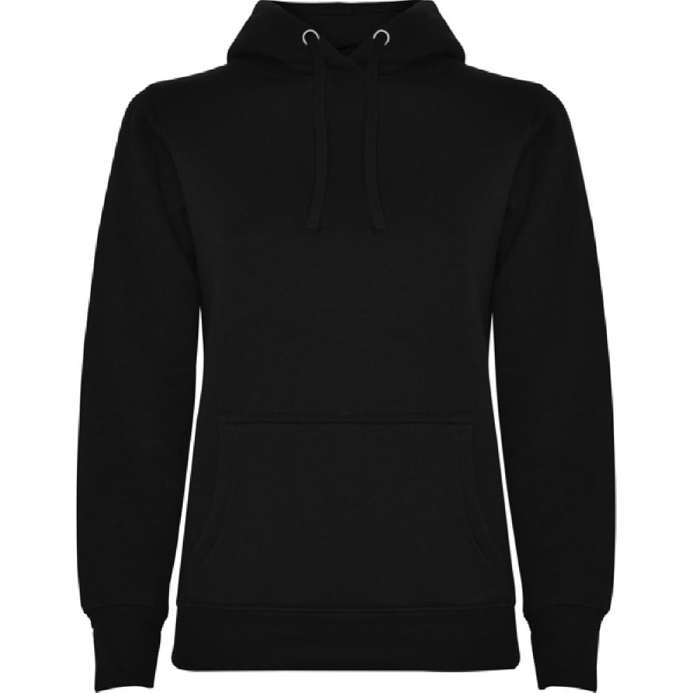 URBAN WOMAN HOODED SWEATSHIRT S/S BLACK