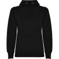 URBAN WOMAN HOODED SWEATSHIRT S/S BLACK