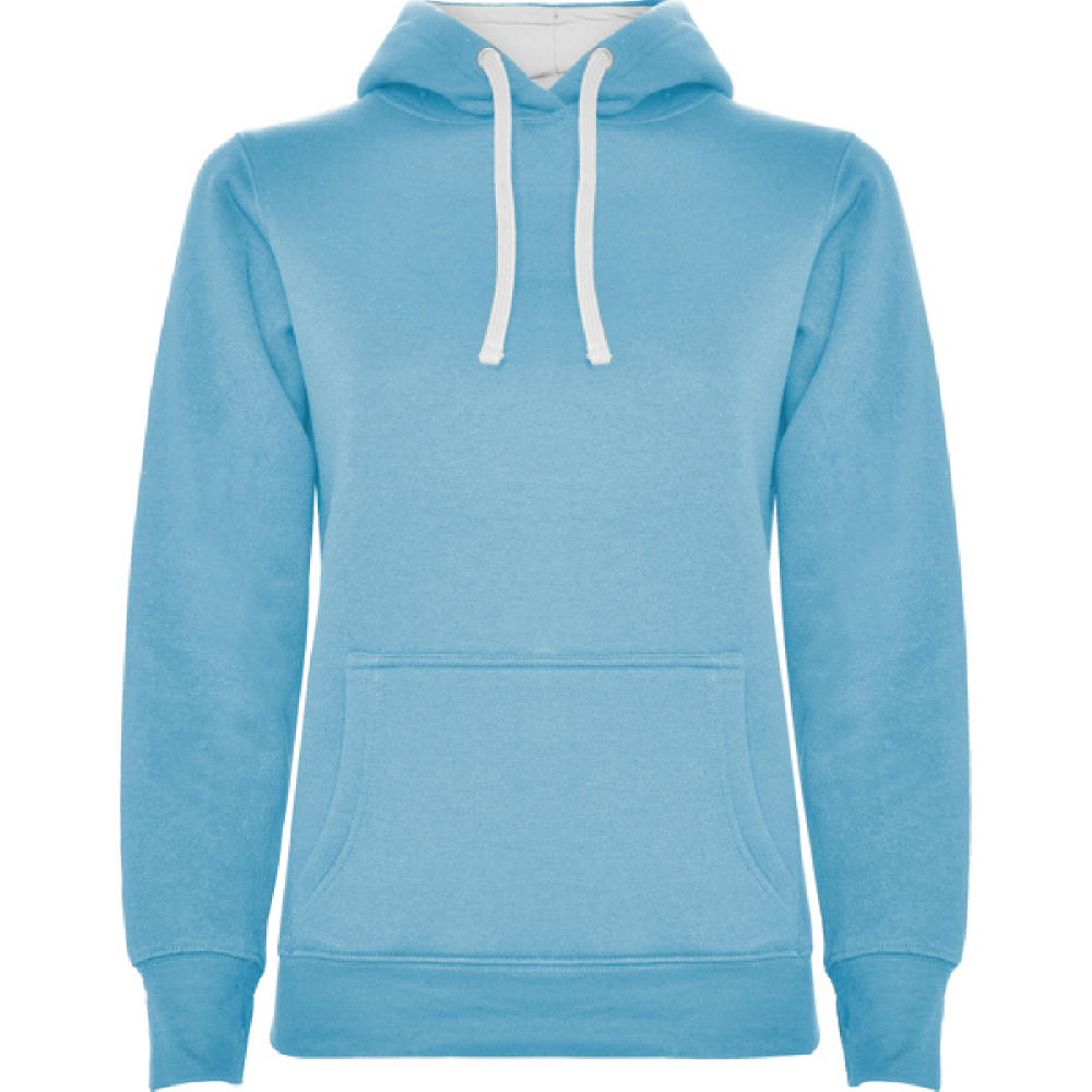 URBAN DAMEN SWEATSHIRT S/S HIMMELBLAU/WEISS