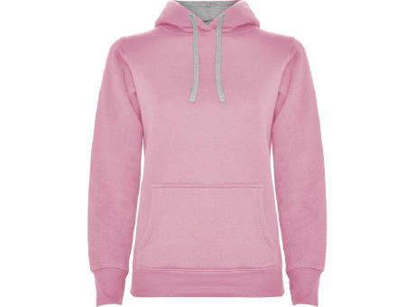 URBAN DAMEN SWEATSHIRT S/S ROSA/GRAUMELIERT