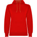 URBAN WOMAN HOODED SWEATSHIRT S/S RED