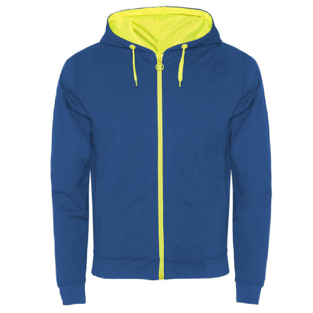 FUJI SWEATSHIRT S/S ROYAL BLUE/FLOUR YELLOW