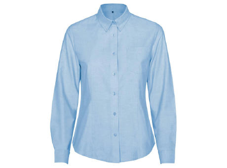 HEMD OXFORD WOMAN S/S HIMMELBLAU