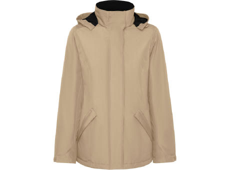 AMERICA WOMAN PARKA S/L DARK SAND