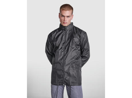 REGENMANTEL ESCOCIA S/S SCHWARZ