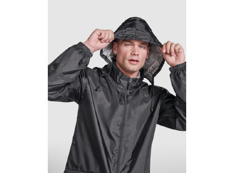 REGENMANTEL ESCOCIA S/S SCHWARZ