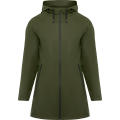 SITKA WOMAN RAINCOAT S/S DARK MILITARY-GREEN