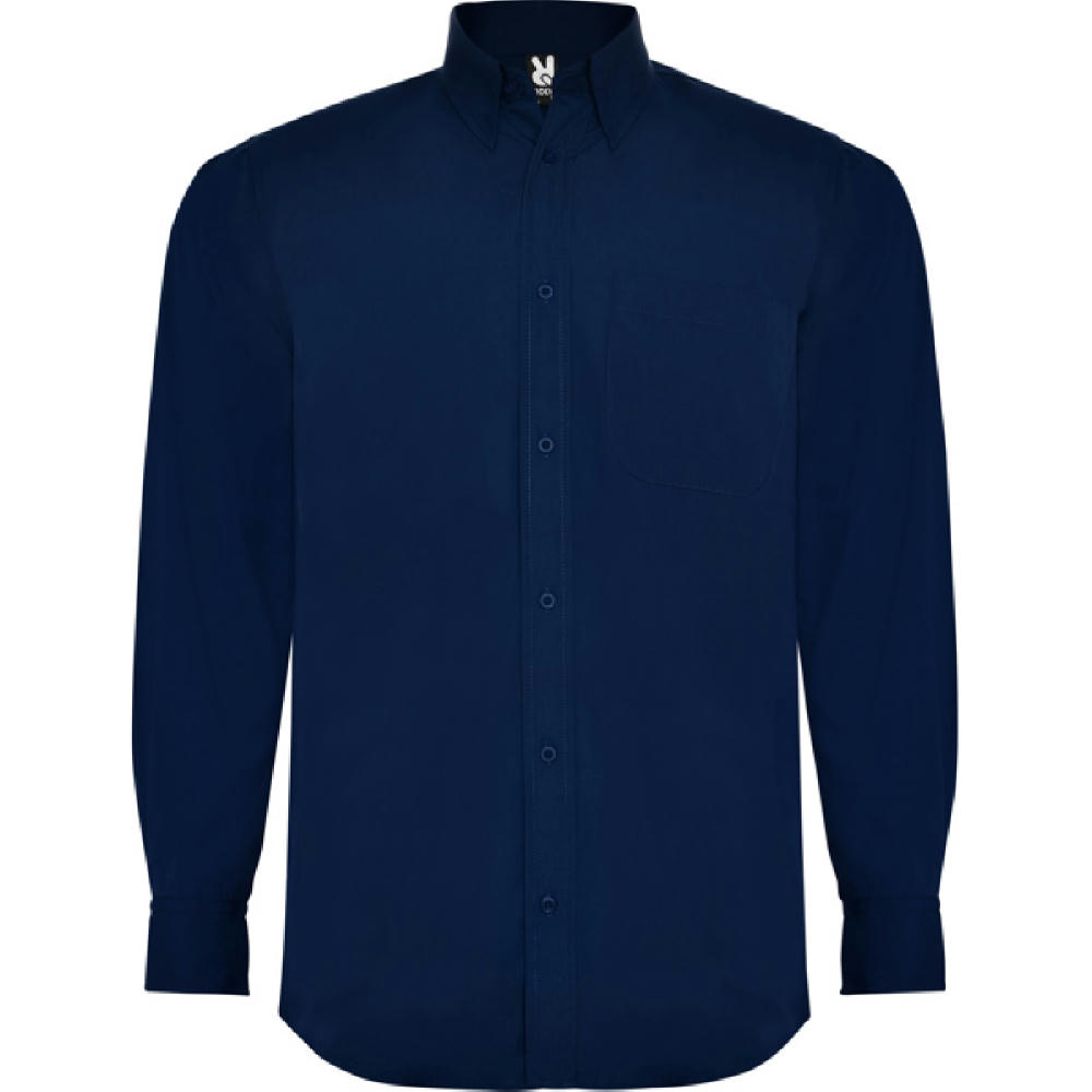 HEMD AIFOS LANGE ÄRMEL S/L NAVY BLAU