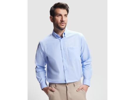 HEMD OXFORD S/S WEISS