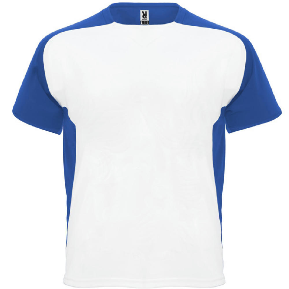 BUGATTI T-SHIRT S/S WHITE/ROYAL BLUE