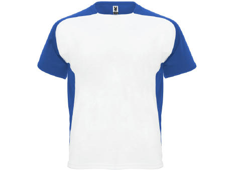 BUGATTI T-SHIRT S/S WHITE/ROYAL BLUE