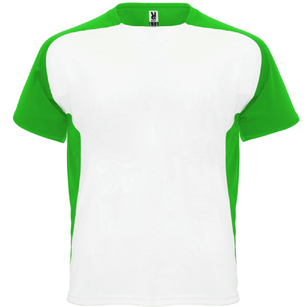 BUGATTI T-SHIRT S/S WHITE/FERN GREEN