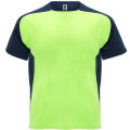 BUGATTI T-SHIRT S/S FLUOR GREEN/NAVY BLUE