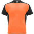 BUGATTI T-SHIRT S/S FLUOR ORANGE/BLACK