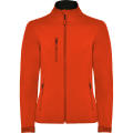 NEBRASKA WOMAN SOFTSHELL S/S FIRE ORANGE