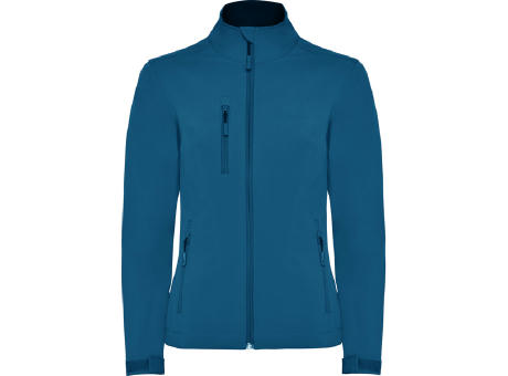 NEBRASKA WOMAN SOFTSHELL S/S MOONLIGHT BLUE