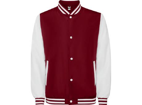 CALIFORNIA JACKET S/L GARNET/WHITE