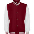 CALIFORNIA JACKET S/XS GARNET/WHITE