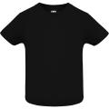 T-SHIRT BABY S/6M SCHWARZ