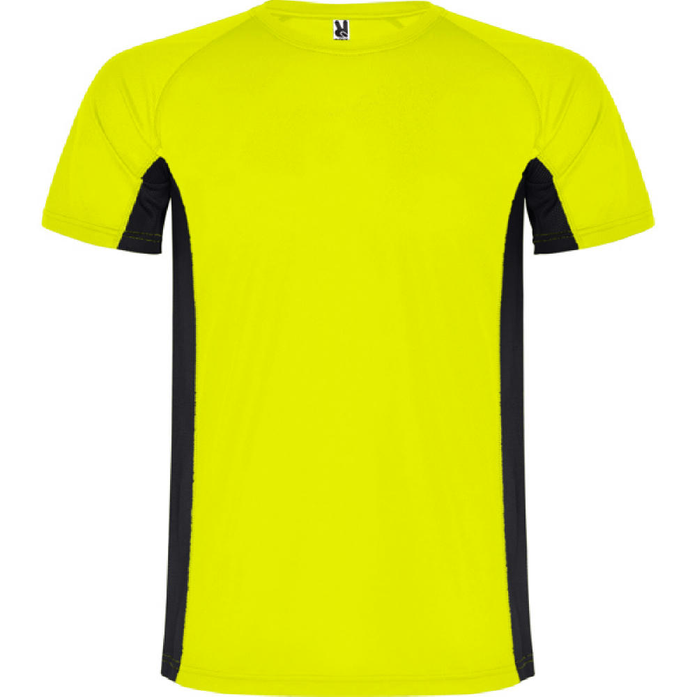 T-SHIRT SHANGHAI S/S FLUOR GELB/SCHWARZ