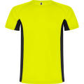 T-SHIRT SHANGHAI S/S FLUOR GELB/SCHWARZ