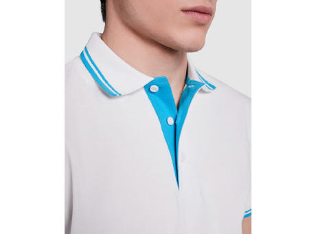 POLO MONTREAL S/S WEIß/TÜRKIS