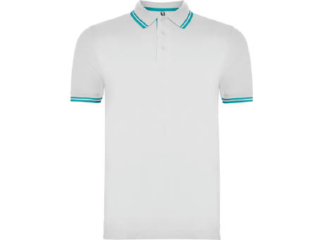 POLO MONTREAL S/S WEIß/TÜRKIS