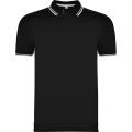 POLO MONTREAL S/S SCHWARZ/WEIß