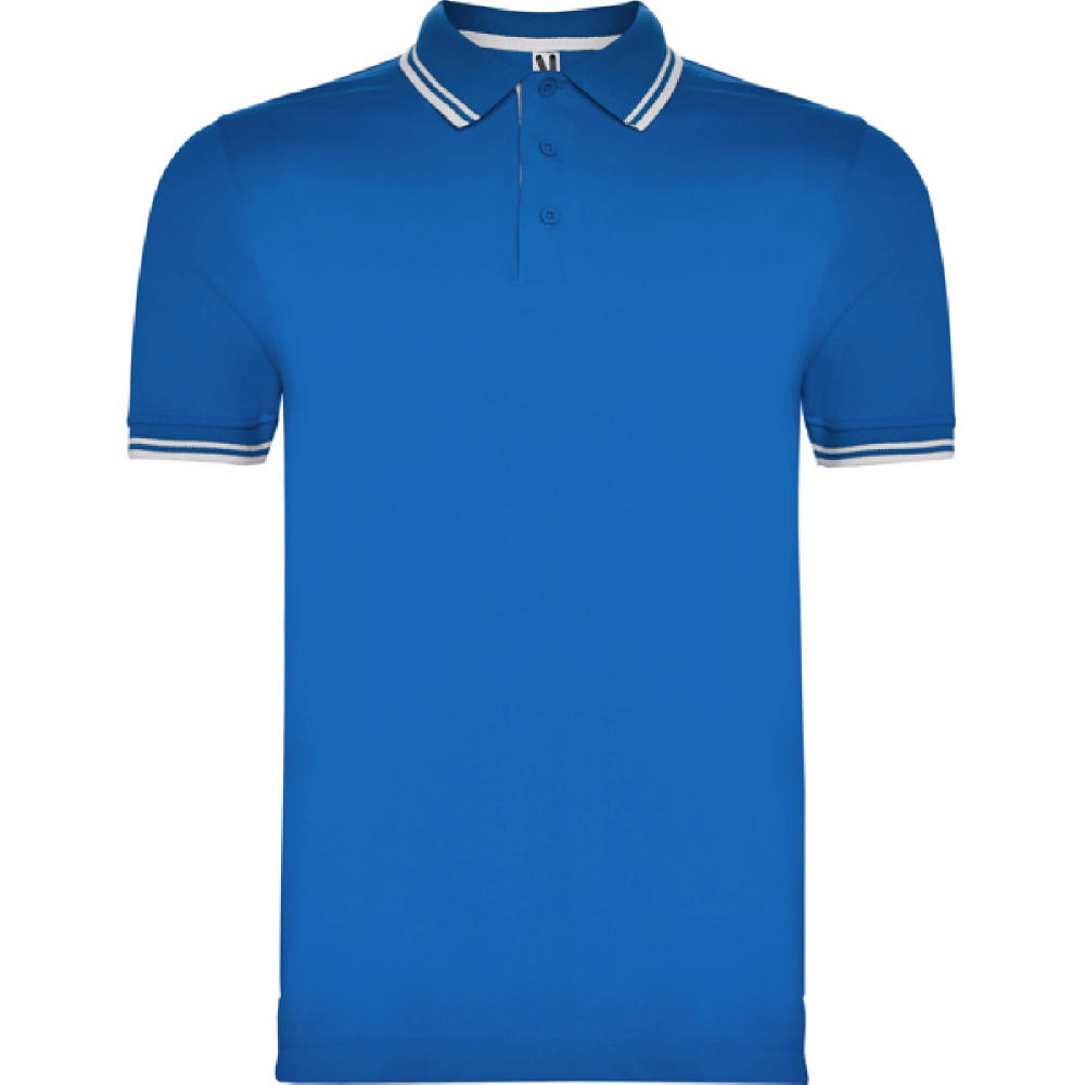 POLO-SHIRT MONTREAL S/S ROYAL BLAU/WEISS