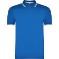 POLO-SHIRT MONTREAL S/S ROYAL BLAU/WEISS