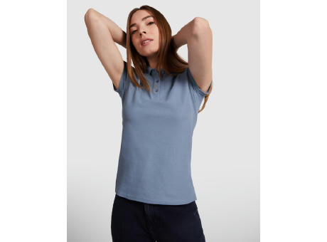 STAR WOMAN POLO SHIRT S/S CALM BLUE