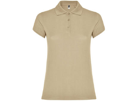 STAR WOMAN POLO SHIRT S/XXL SAND