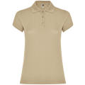 STAR WOMAN POLO SHIRT S/S SAND