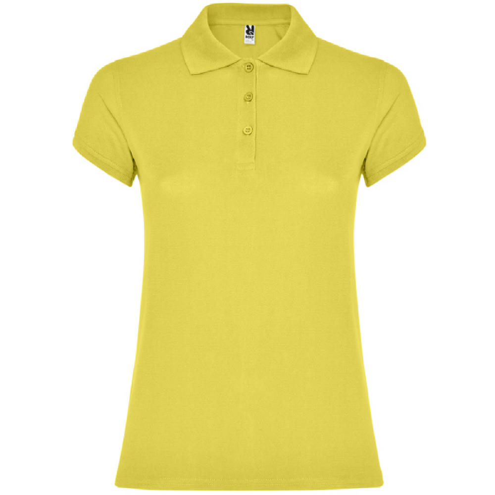 STAR WOMAN POLO SHIRT S/S CORN YELLOW