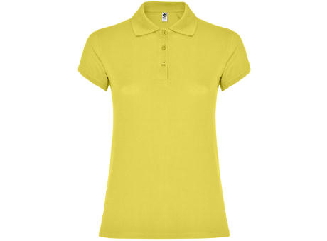 STAR WOMAN POLO SHIRT S/S CORN YELLOW