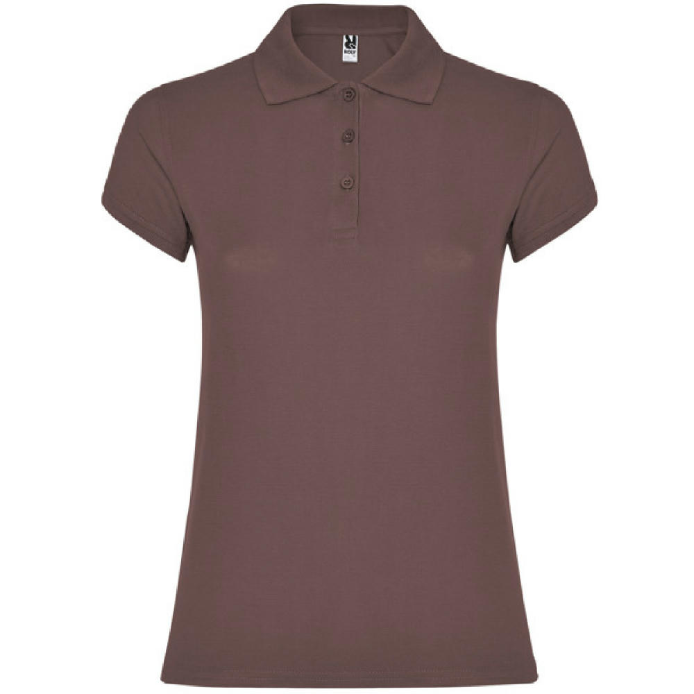 STAR WOMAN POLO SHIRT S/S PALE RED