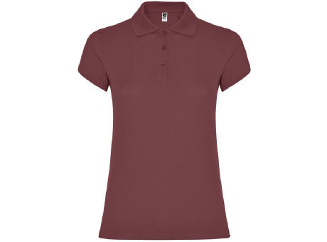 STAR WOMAN POLO SHIRT S/S BERRY RED