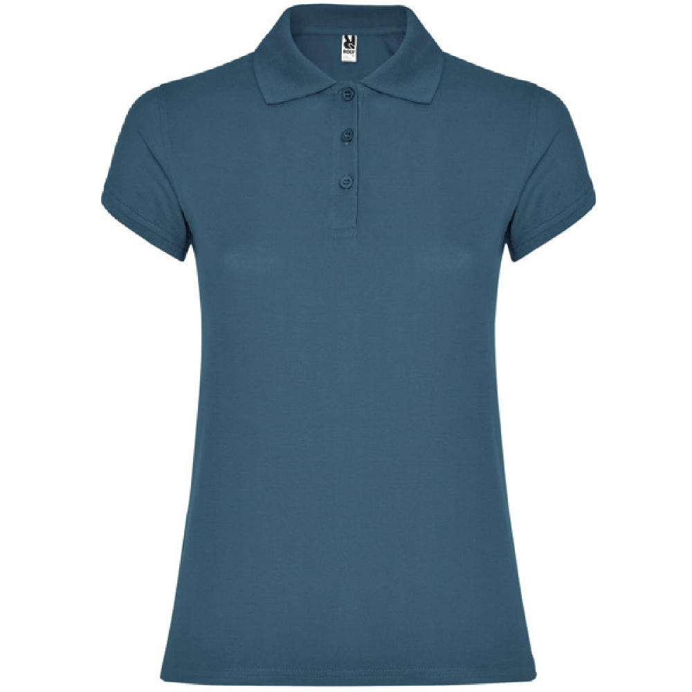 STAR WOMAN POLO SHIRT S/S STORM BLUE