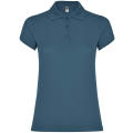 STAR WOMAN POLO SHIRT S/S STORM BLUE