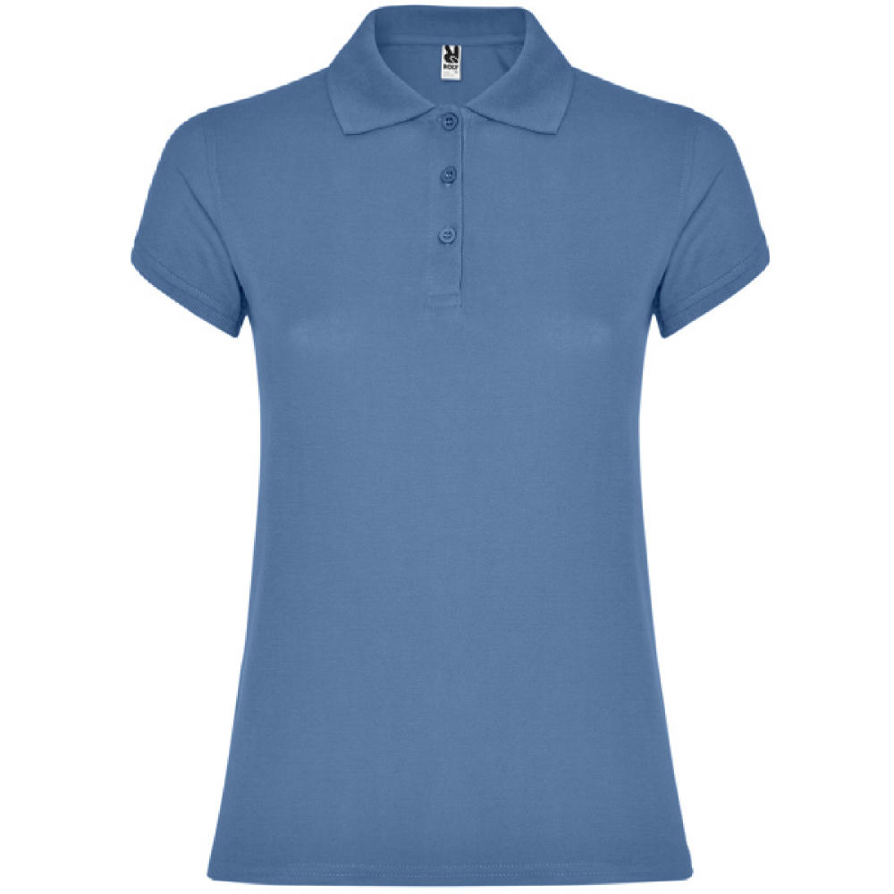 STAR WOMAN POLO SHIRT S/S RIVIERA BLUE